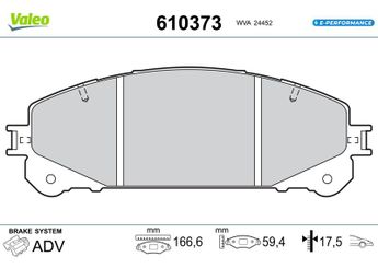 Fren Disk Balata Ön MANDO MBF01CRK0078  MBF01CRK0078 44650E010 044650E010