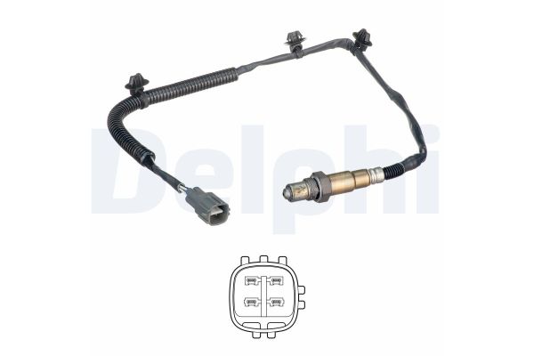 Oksijen (Lambda) Sensörü  Toyota Yaris (KSP1/NLP1/NSP1)(2011->)  DELPHI ES20633-12B1