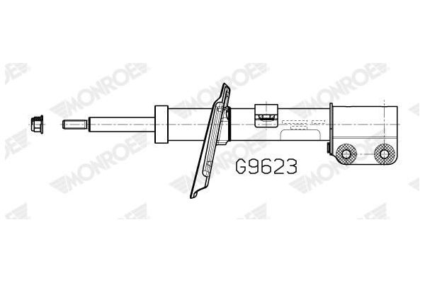 Amortisör Ön Sağ veya Sol MAYSAN MANDO PS9410371