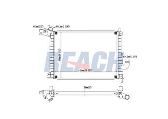 Su Radyatörü  VEKA 16-3223B  1300178 1300242 52479093 52492109