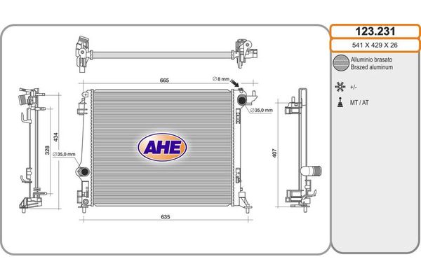 Su Radyatörü  Renault Talisman (11.2015->)  ORİS BOP907032