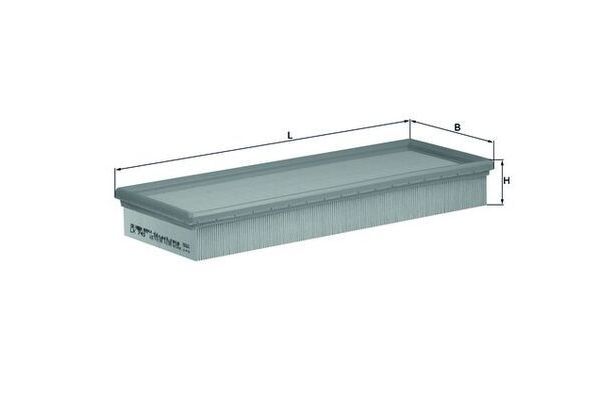 Hava Filtresi  Audi S6 Sedan/Avant (C4)(06.1994->)  MAHLE LX 740