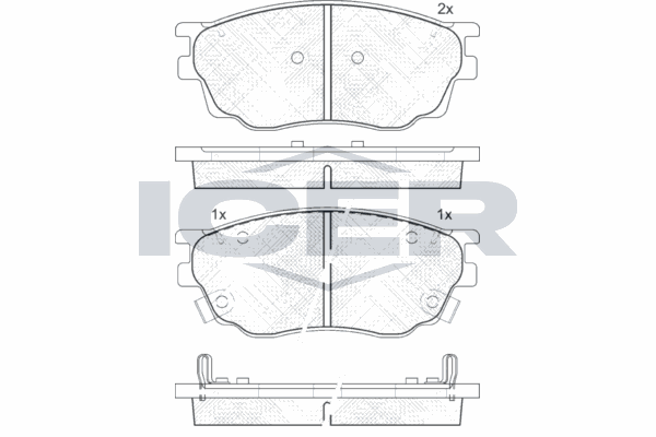 Fren Disk Balata Ön KALE BALATA 24246 170 05 ANS