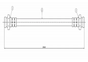 Fren Hortumu Arka Sağ veya Sol CAVO C800 670A  D96320284