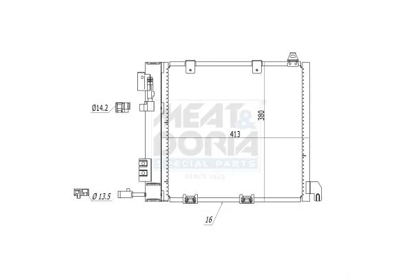 Klima Radyatörü  BEHR 8FC 351 301-374