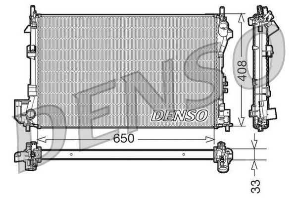 Su Radyatörü  DENSO DRM20087