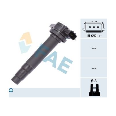 Ateşleme Bobini  Nissan Primera Traveller [SW] (WP11)(06.1999->)  FAE 80244