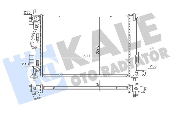 Su Radyatörü  KALE 363705