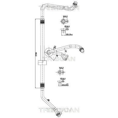 Klima Hortumu  RENAULT ORJINAL 924545654R