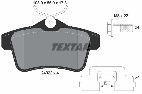 Fren Disk Balata Ön Peugeot 3008 (05.2009->)  PSA ORJINAL 1612845780