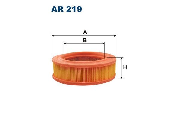 Hava Filtresi  Ford Fiesta 3 Kapı/Express (1976->)  FILTRON AR 219
