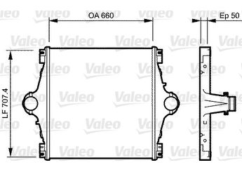 Turbo Radyatörü  IVECO ORJINAL 41016520  41016520 41036470 42532036 500327872 500348264 93160530 99488784