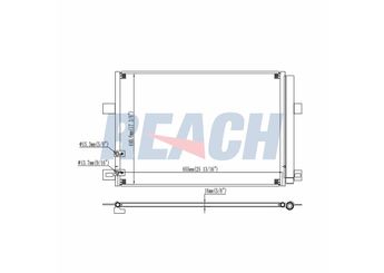 Klima Radyatörü  ASPART 6CAC1119  2H0820411A 2H0820411 2H0.820.411 2H0820411B 2H0820411D 3D0010816T