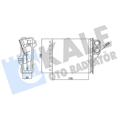 Kalorifer Radyatörü  Renault Logan / Symbol III (2013->)  MOTORTEC RNT0473
