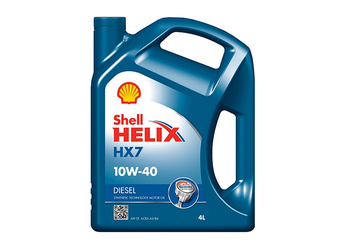 Motor Yağı (4 Lt) Helix HX7 10W40  SHELL 10W40 4 LT HX7  