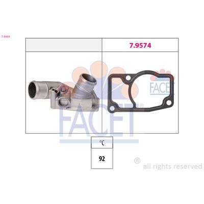 Termostat  Opel Zafira A (1999->)  OPEL ORJINAL 24447862