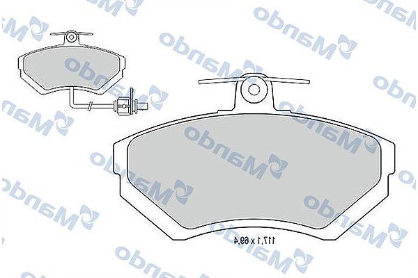 Fren Disk Balata Ön Volkswagen Polo III Classic (6V2)(10.1995->2002)  MANDO MBF015123