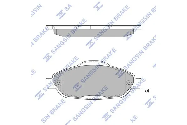 Fren Disk Balata Ön SANGSIN SP1804