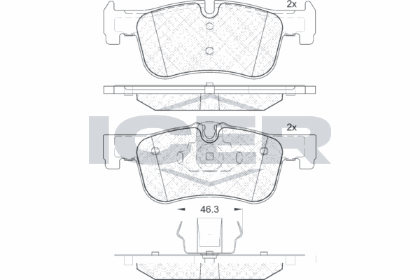 Fren Disk Balata Ön SANGSIN SP4043