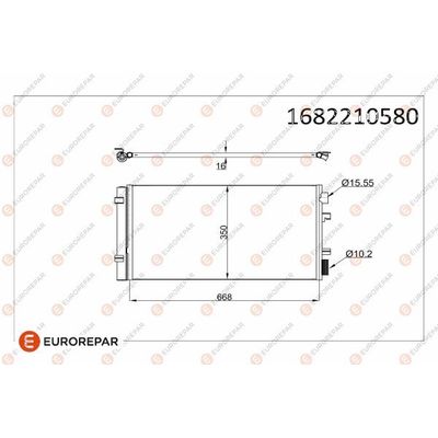 Klima Radyatörü  Renault Scenic III (04.2009->)  EUROREPAR 1682210580