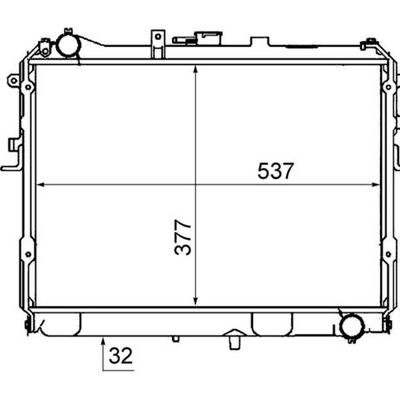 Su Radyatörü  Kia Rio (YB)(2016->)  MAHLE CR 767 000S