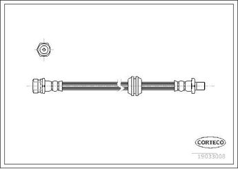 Fren Hortumu Ön Sağ veya Sol CAVO C900 800A  K2014398A 0K2014398A K20143980B 0K20143980B KCA43980D 0KCA43980D K2N143980A 0K2N143980A