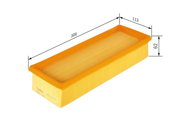 Hava Filtresi  Citroen Saxo (03.1996->)  BOSCH 1 457 433 297