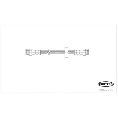 Fren Hortumu Arka Sağ Fiat Doblo (263) Cargo/Combi/Pratico (12.2014->)  PSA ORJINAL 95510396