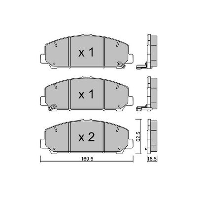 Fren Disk Balata Ön VALEO 671254