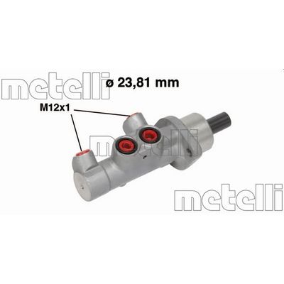 Fren Ana Merkez  Renault Clio III (08.2005->)  METELLI 05-0587