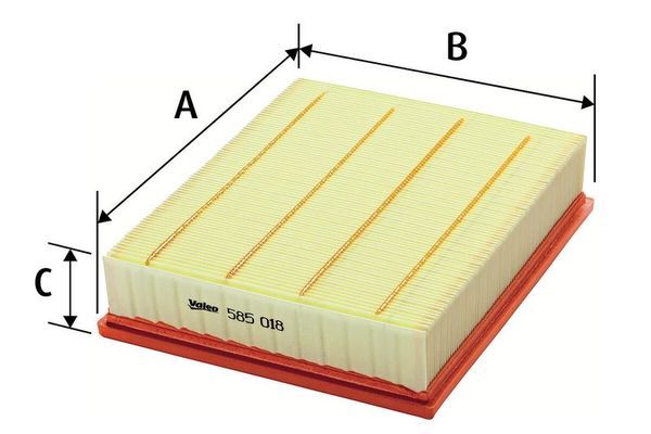Hava Filtresi  Audi A4 Sedan (B5)(02.1999->)  VALEO 585018