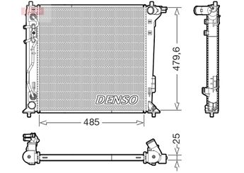 Su Radyatörü  DENSO DRM41030  DRM41030 25310D7100 25310D7150