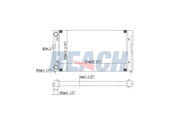 Su Radyatörü  RADISEN RR 65187