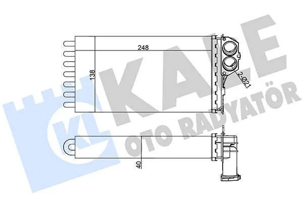 Kalorifer Radyatörü  KALE 319000