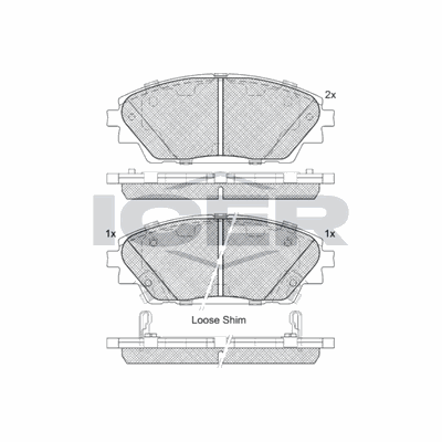 Fren Disk Balata Ön Mazda 3 Sedan (BM/BN)(07.2013->)  BSG 55-200-008