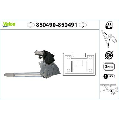 Cam Krikosu Ön Sol VALEO 850490