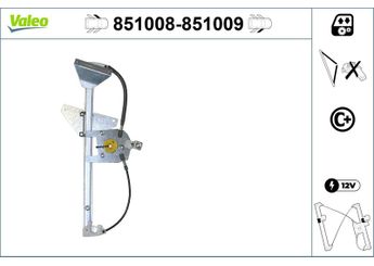 Cam Krikosu Ön Sol VALEO 851008  6982005040GR