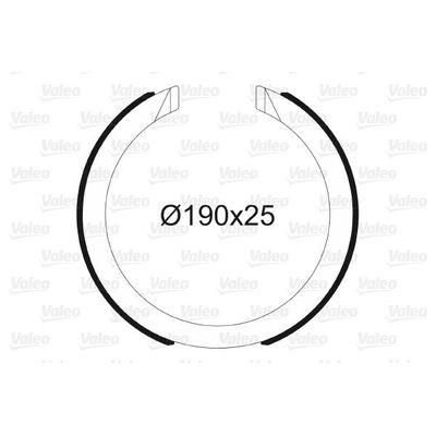 Fren Pabuçlu Balata Arka Mazda CX-7 (ER)(02.2006->)  VALEO 564197