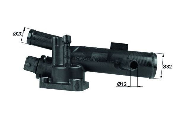 Termostat  Renault Clio II / (Makyajlı)(B/CB0)(06.2001->)  MAHLE TI 39 89