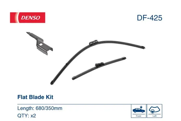 Silecek Süpürgesi Ön Muz Tip 650 mm - 26 inç Renault Captur II (01.2020->)  GRAT M650