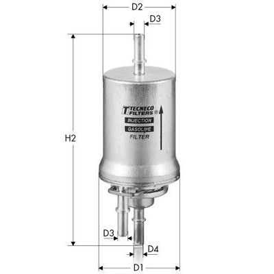 Yakıt Filtresi  Skoda Fabia (6Y2/6Y3)(01.2000->)  AXAM 09-05-11-3799