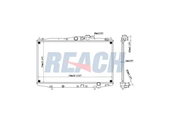 Su Radyatörü  RADISEN RR 63345  19010PAAA01 19010PAAY52 19010PAAA02 19010PAAA52 19010PAAA53