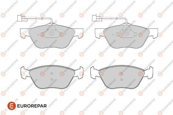 Fren Disk Balata Ön Fiat Marea (185) 4 Kapı (1996->)  EUROREPAR 1686274480