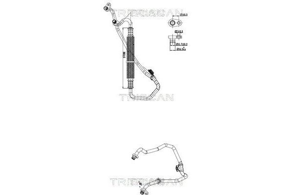 Klima Hortumu  PSA ORJINAL 9814744680