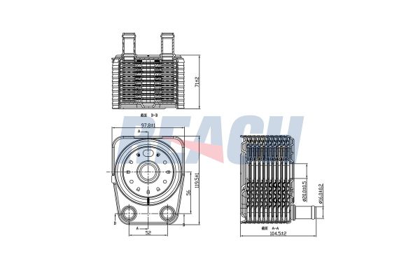 Motor Yağ Soğutucu  Mitsubishi Grandis (NA0W)(2004->)  SUPSAN YS0060