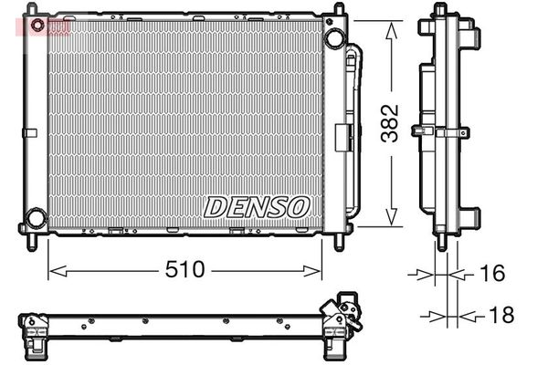 Su Radyatörü  DENSO DRM46102