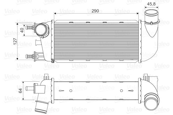 Turbo Radyatörü  Ford Ka (CCU)(2008->)  VALEO 818582