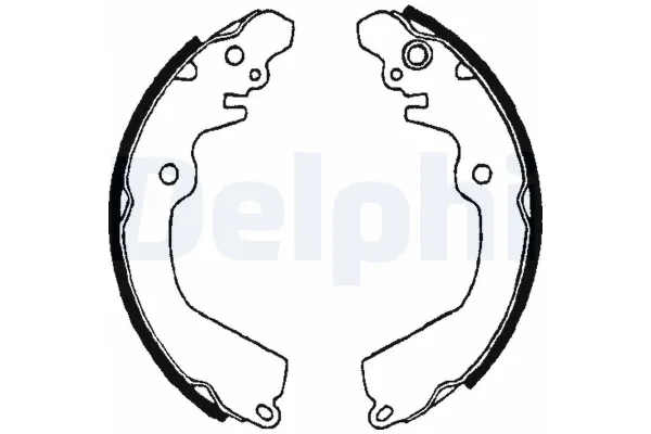 Fren Pabuçlu Balata Arka Mitsubishi Galant 4/5 Kapı (E50)(1993->)  DELPHI LS1643