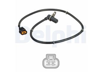 Abs Sensörü Ön Sağ DELPHI SS20618  MR569412