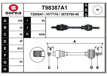 Aks Komple Ön Sol ASPART 1DSH1261  495001C450 495001C351 495001C451